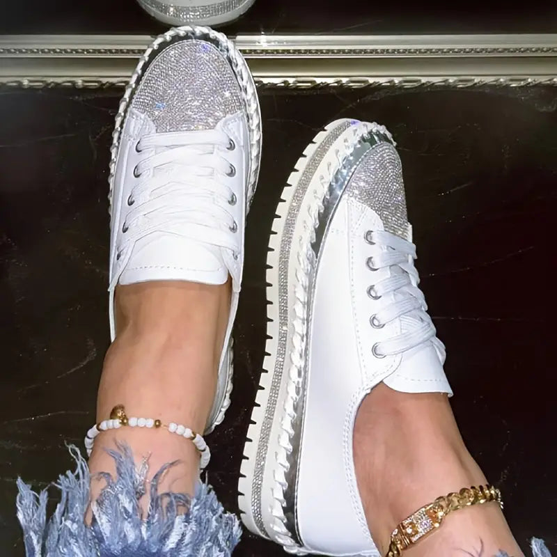 CRISSA™ RHINESTONE SNEAKERS
