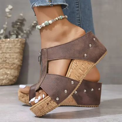 PAIGE™ STYLISH WEDGE SUMMER SLIDE SANDALS