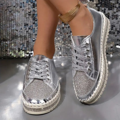 CRISSA™ RHINESTONE SNEAKERS